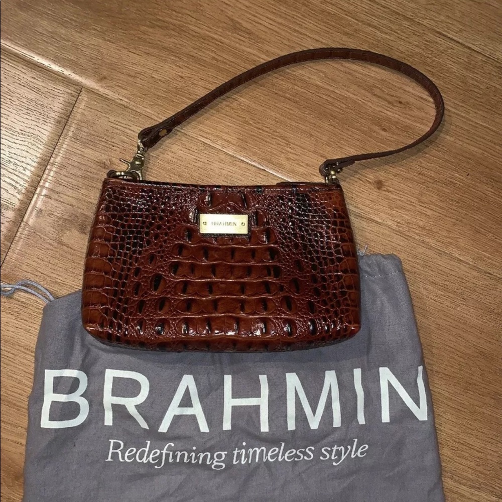 Genuine Brahmin Croc Purse. Excellent condition.